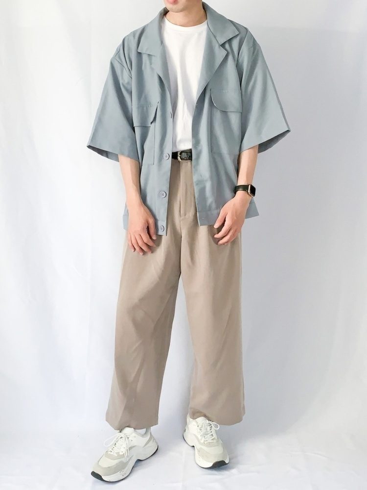 ワイドパンツ《夏》メンズコーデ特集!涼しげな着こなし〜おすすめまで紹介!